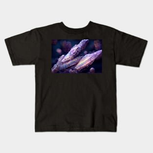 Purple Crystals Kids T-Shirt